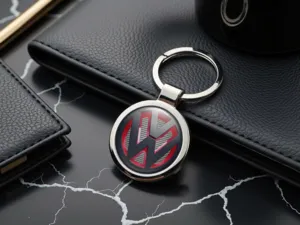 VW Llavero Metal Acero Premium Estilo
